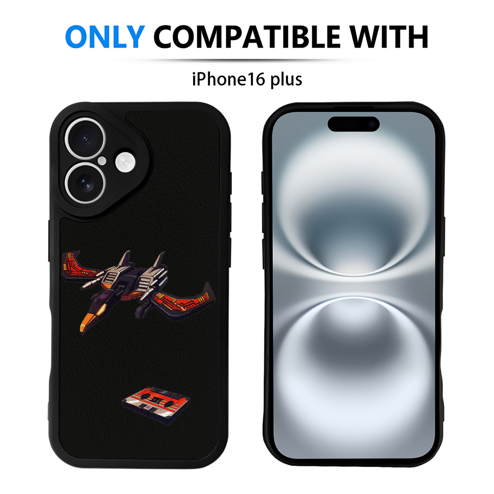 （画像用）  【iPhone 16シリーズ対応】シリコンスマホケース（レザー調） 材質：シリコン